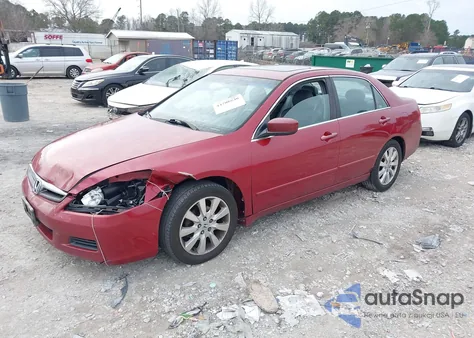 2007 Honda Accord 3.0 Ex z USA, uszkodzony, nr VIN 1HGCM66517A075254
